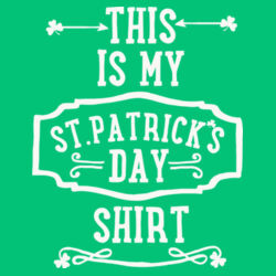 This Is My St.Patrick's Day Shirt Design