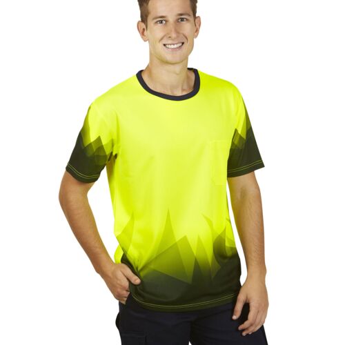 BlueWhale Triangular Sublimation Hi Vis T-Shirt  T85 Triangular Sublimation Hi Vis T-Shirt  Thumbnail