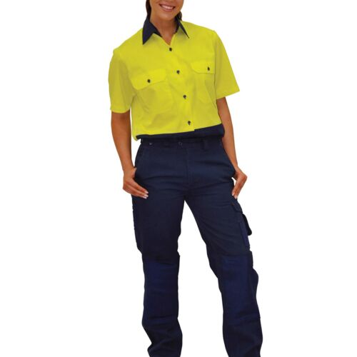 Shiny LADIES' DURABLE WORK PANTS WP10 LADIES' DURABLE WORK PANTS Thumbnail