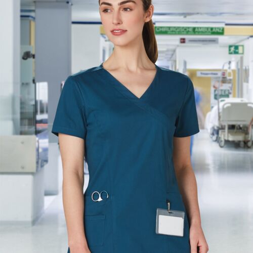Shiny LADIES SCRUB TOP M7640 LADIES SCRUB TOP Thumbnail