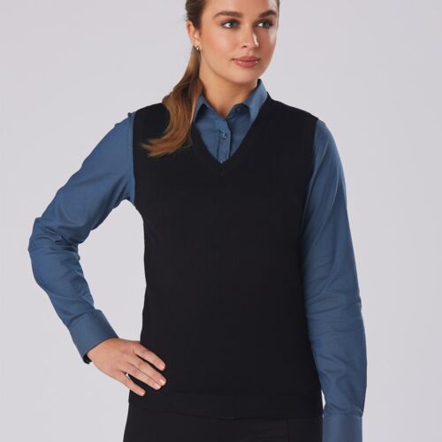 Shiny Women’s V-Neck Vest M9601 Women’s V-Neck Vest Thumbnail