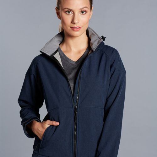 Shiny ASPEN Softshell Hood Jacket Ladies' JK34 ASPEN Softshell Hood Jacket Ladies' Thumbnail