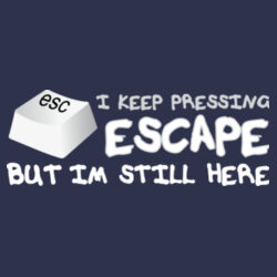 I Keep Pressing Escape But Im Still Here Design
